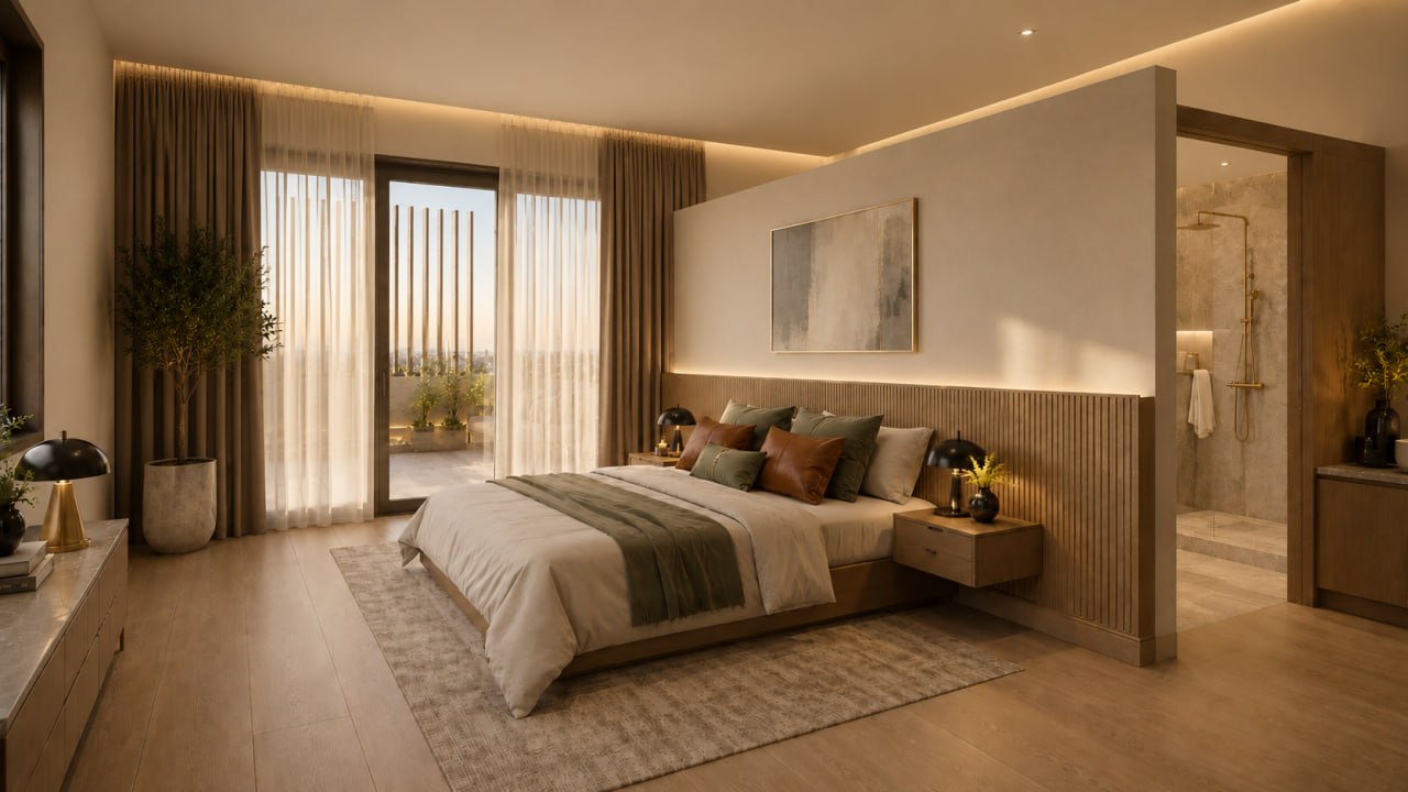 Le Belvédère - Chambre coucher de soleil
