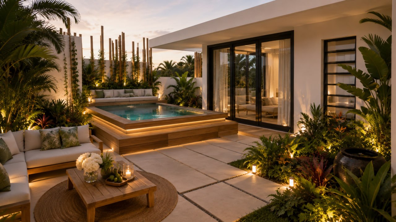Le Belvédère - Terrasse piscine